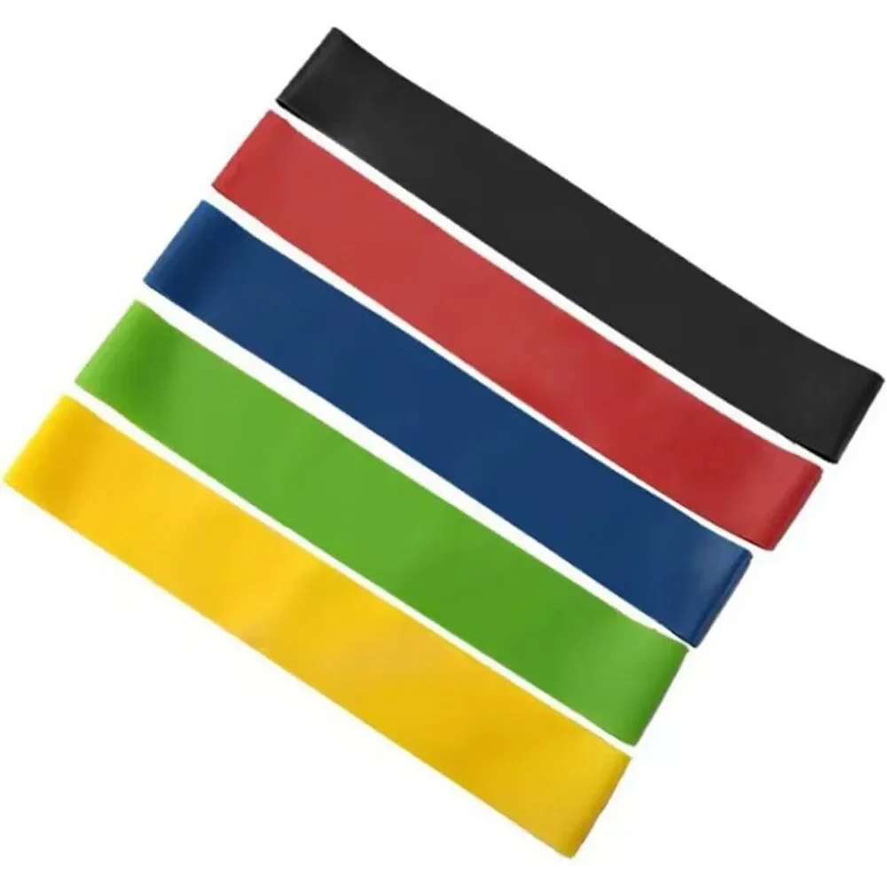 NEW 5-Piece Resistance Band Set - Pro Home Gym Fitness Loops - Fast Shipping - Picture 5 of 9